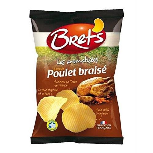 Bret's Chips geschmortes Hühnergeschmack 125g - ( Einzelpreis ) - Bret's chips saveur poulet braisé 125g von CHIPS