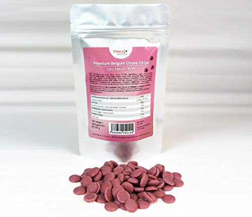 Ruby Schokolade, Schoko-Chips, 100 g, im wiederverschließbaren Standbeutel von CHOCO SECRETS