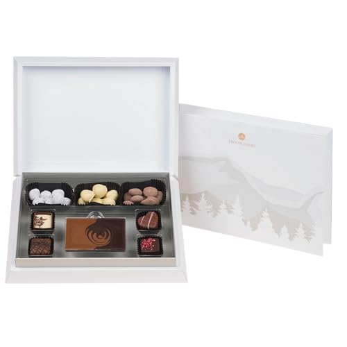 CHOCOLISSIMO - Weihnachtsschokolade - Pralinen Geschenk - Handgemachte Süßigkeiten - Schokolade Geschenk, Geschenkidee Frauen, Männer - Nikolaus, Weihnachten, Advent - 1st Selection Xmas Midi von CHOCOLISSIMO