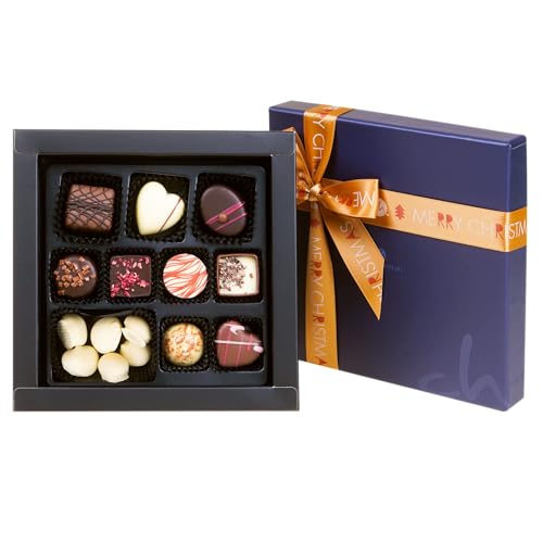 CHOCOLISSIMO - Weihnachtsschokolade - Pralinen Geschenk, Geschenk zu Weihnachten, Nikolaus für Mama, Papa, Eltern, Oma, Opa, Mann, Frau - Schokoladensnack Set, Xmas Moments Mini, Frauen, Männer von CHOCOLISSIMO