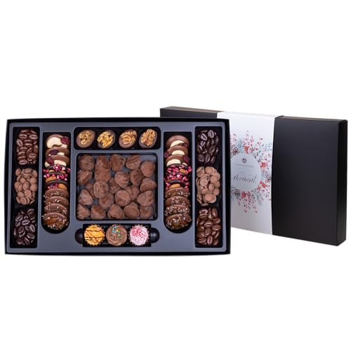 CHOCOLISSIMO - Weihnachtsschokolade - Pralinen Geschenk, Geschenk zu Weihnachten, Nikolaus für Mama, Papa, Eltern, Oma, Opa, Mann, Frau - Schokoladensnack Set - Schoko-Partybox, Xmas Moments Mini von CHOCOLISSIMO