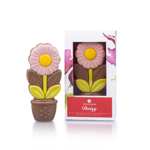 ChocoDaisy - Pink - Schokolade | Geschenk | Geburtstag | Valentinstag | Muttertag | Vatertag | Mutter | Vater | Mann | Frau | Kind | Ostern | Weihnachten | Frauentag von CHOCOLISSIMO