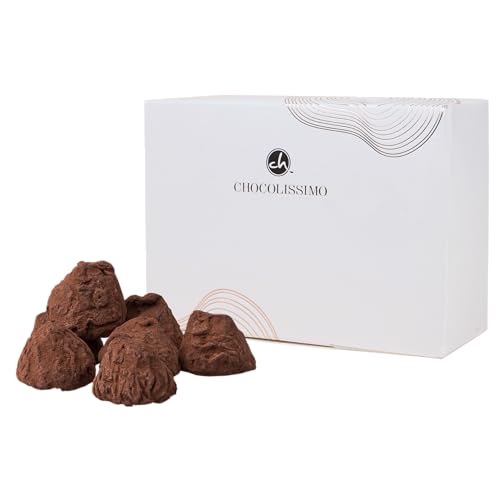 Original Chocolate Truffles - Klassisch - handgerollte Schokoladentrüffel mit Kaffeegeschmack | Schokolade | Geschenkidee | Weihnachten | Geburtstag | Valentinstag | Mann | Frau | Muttertag | Vatertag von CHOCOLISSIMO