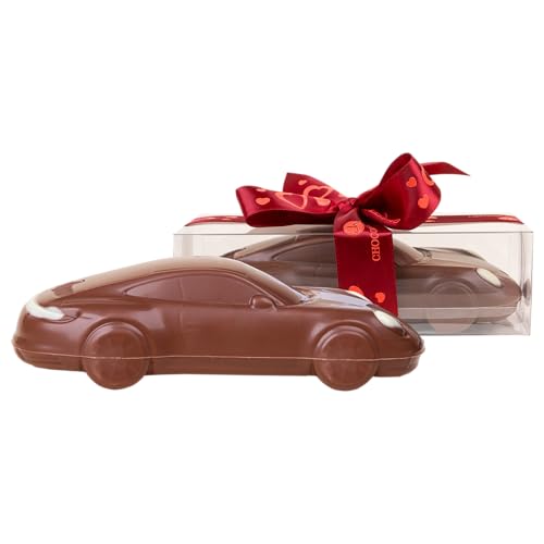 CHOCOLISSIMO - Liebes Geschenk - Auto aus Schokolade - Porsche 911 Carrera - Jahrestag, Geburtstag, für Frauen, Männer, Papa, Partner, Freund, Boyfriend, Autoliebhaber von CHOCOLISSIMO