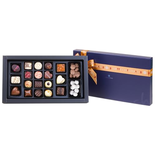 CHOCOLISSIMO - Weihnachtsschokolade - Pralinen Geschenk - Weihnachtsgeschenk, Geschenk zu Weihnachten, Nikolaus für Mama, Papa, Eltern, Oma, Opa, Mann, Frau - Schokoladensnack Set, Xmas Moments Midi von CHOCOLISSIMO