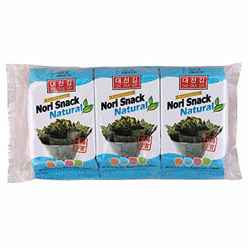 Daechun (Choi''s1) gerösteter natürlicher Algen-Nori-Snack, 5g x 20 Stück, Nori Blatt, Produkt aus Korea von CHOI'S 1