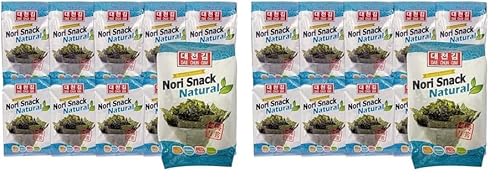 Daechun (Choi''s1) gerösteter natürlicher Algen-Nori-Snack, 5g x 20 Stück, Produkt aus Korea (Packung mit 2) von CHOI'S 1