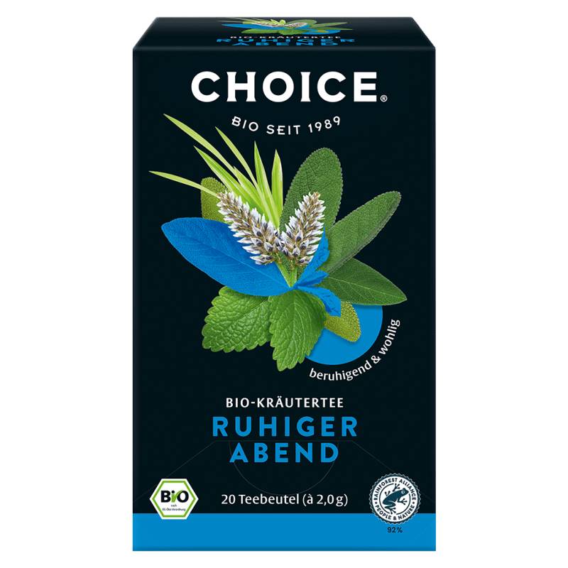 Bio Ruhiger Abend Kräutertee von CHOICE