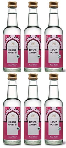 CLASSIC AYURVEDA BIO Rosenwasser 6 x 250ml reines Rosenhydrolat a.k.b. Anbau von CLASSIC AYURVEDA