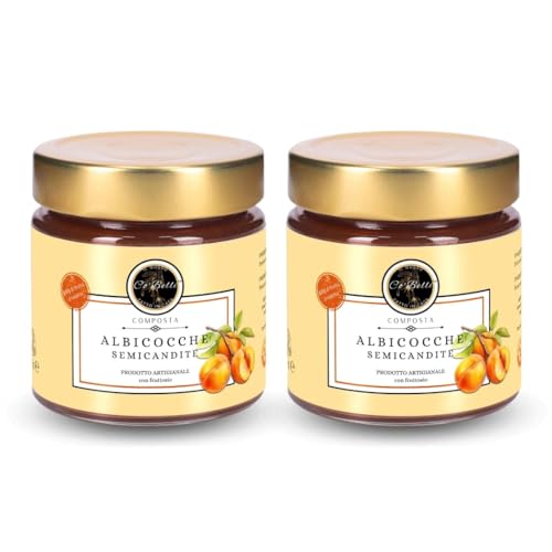 CO'BELLI - Aprikosenkompott, 2x220g - Italienisches Handwerksprodukt, gesüßt mit Fruktose von CO’ BELLI IL GUSTO FATTO IN CASA