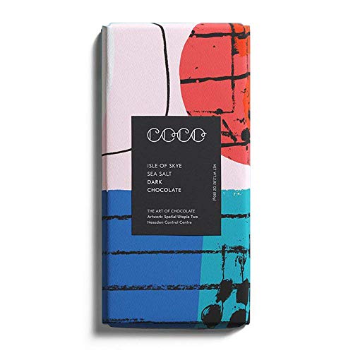 COCO Chocolatier, Dunkle Schokolade 61% mit Isle of Skye Meersalz, 80g. von COCO Chocolatier