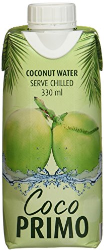 COCO PRIMO Kokosnusswasser, pur, erfrischendes Sportgetränk, exotischer Genuss, wohltuender Durstlöscher, kalorienarm, vegan, 1 x 330 ml von COCO PRIMO