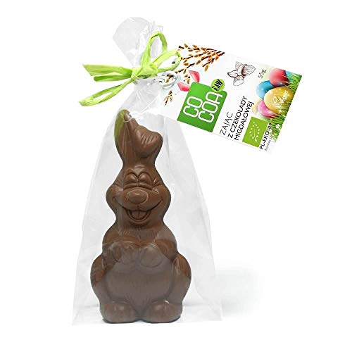 HASE aus MANDEL SCHOKOLADE 52% BIO 55 g - COCOA von COCOA