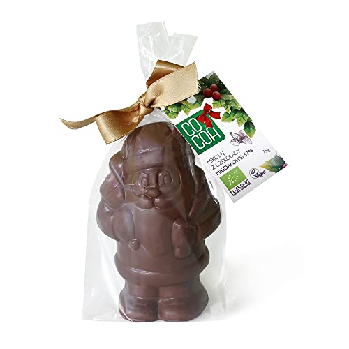 Weihnachtsmann aus Mandelschokolade 52% BIO 75 g - COCOA von COCOA