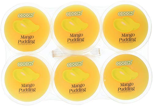 Cocon Dessert Nata de Coco Mango 480g, 8er Pack (8 x 480 g) von COCON