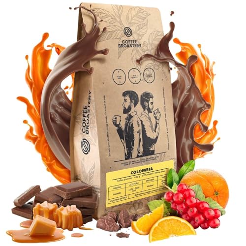 Coffee Broastery Bohnenkaffee Colombia Medellin Premium 400g 0,4kg | Kolumbianischer Spezialitätenkaffee | Kolumbien | Frisch Geröstet | Kraft Kaffeeröster von COFFEE BROASTERY