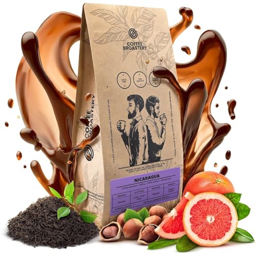 Coffee Broastery Bohnenkaffee Nicaragua Colibrí Azul Speciality 1kg 1000g | Spezialität Kaffee | Nicaragua | Frisch Geröstet | Kraft Kaffeeröster von COFFEE BROASTERY