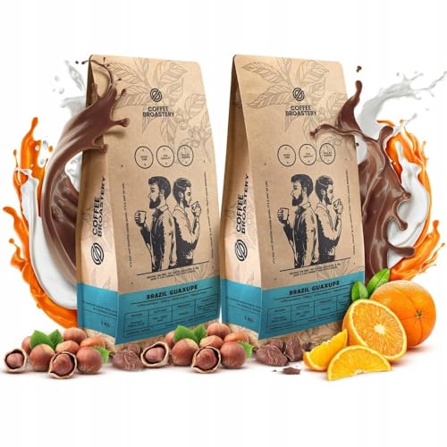 Coffee Broastery Kaffeebohnen Set 2x1kg 2000g | Brazil Guaxupe | Brasilianischer Kaffee | Spezialitätenkaffee | Frisch Geröstet | Kunsthandwerkliche Kaffeerösterei von COFFEE BROASTERY