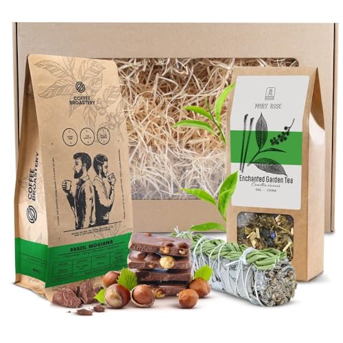 CoffeeBroastery Geschenkset - Spezialitäten-Kaffee 400g, Tee, Weißer Salbei von COFFEE BROASTERY