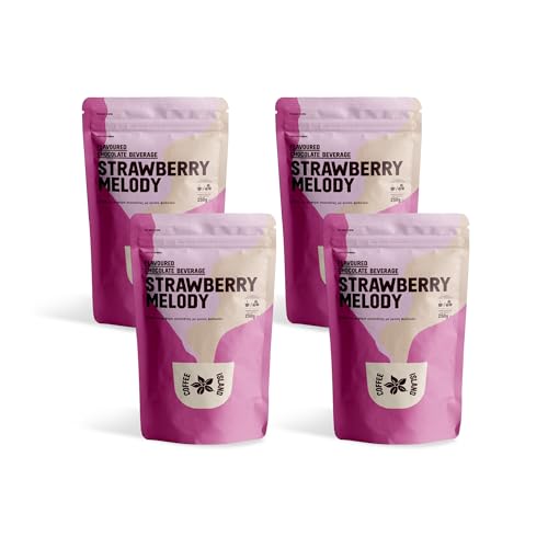 Coffee Island Schokolade Strawberry Melody Vorgepackt (4 x 250g) von COFFEE ISLAND