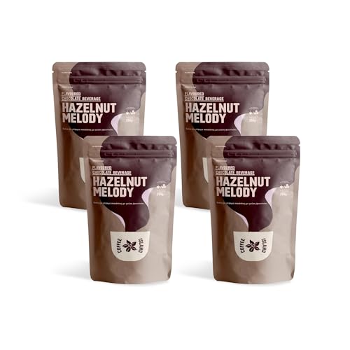 Coffee Island Schokoladen Haselnut Melody Vorgepackt (4 x 250g) von COFFEE ISLAND