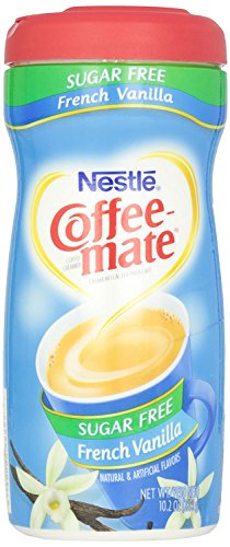 COFFEE-MATE Coffee-Mate zuckerfreies Pulver, französische Vanille, 10,2 oz von Nestle USA – 2er-Pack von Coffee Mate