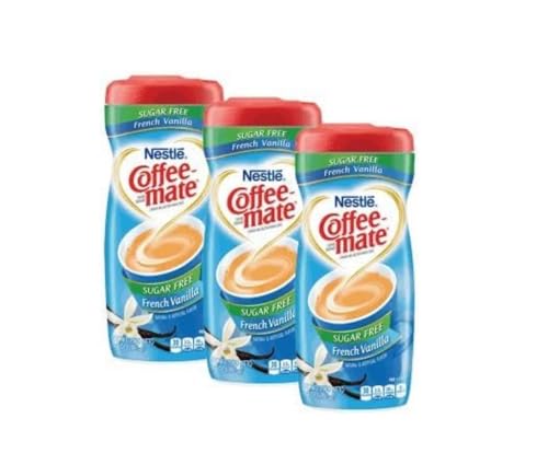 Nestle Milchkännchen ohne Zucker – French Vanilla x 3 Dosen von Coffee Mate