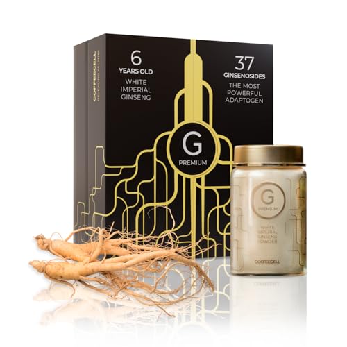 Coffecell G Premium - Leistungsstarker Energiebooster mit Ginseng und Antioxidantien – Unterstützt Fokus und Immunsystem – Vegan, Glutenfrei, Für aktive Lebensstile von COFFEECELL