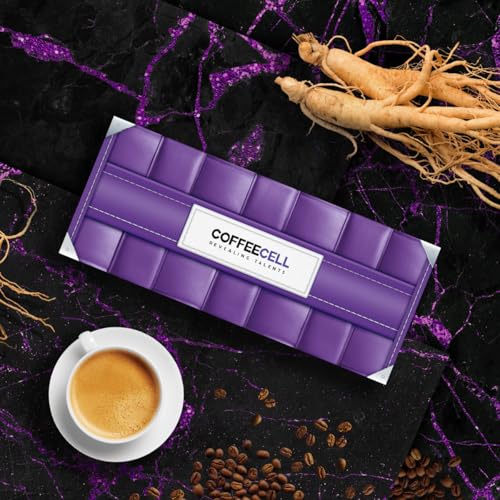 CoffeeCell Moccachino mit Imperial Ginseng – Aromatischer Instant-Kaffee mit feinem Schokoladenaroma, Brazilian Arabica & Ginseng – Perfekt für die ganze Familie – 20 Sachets à 15g von COFFEECELL