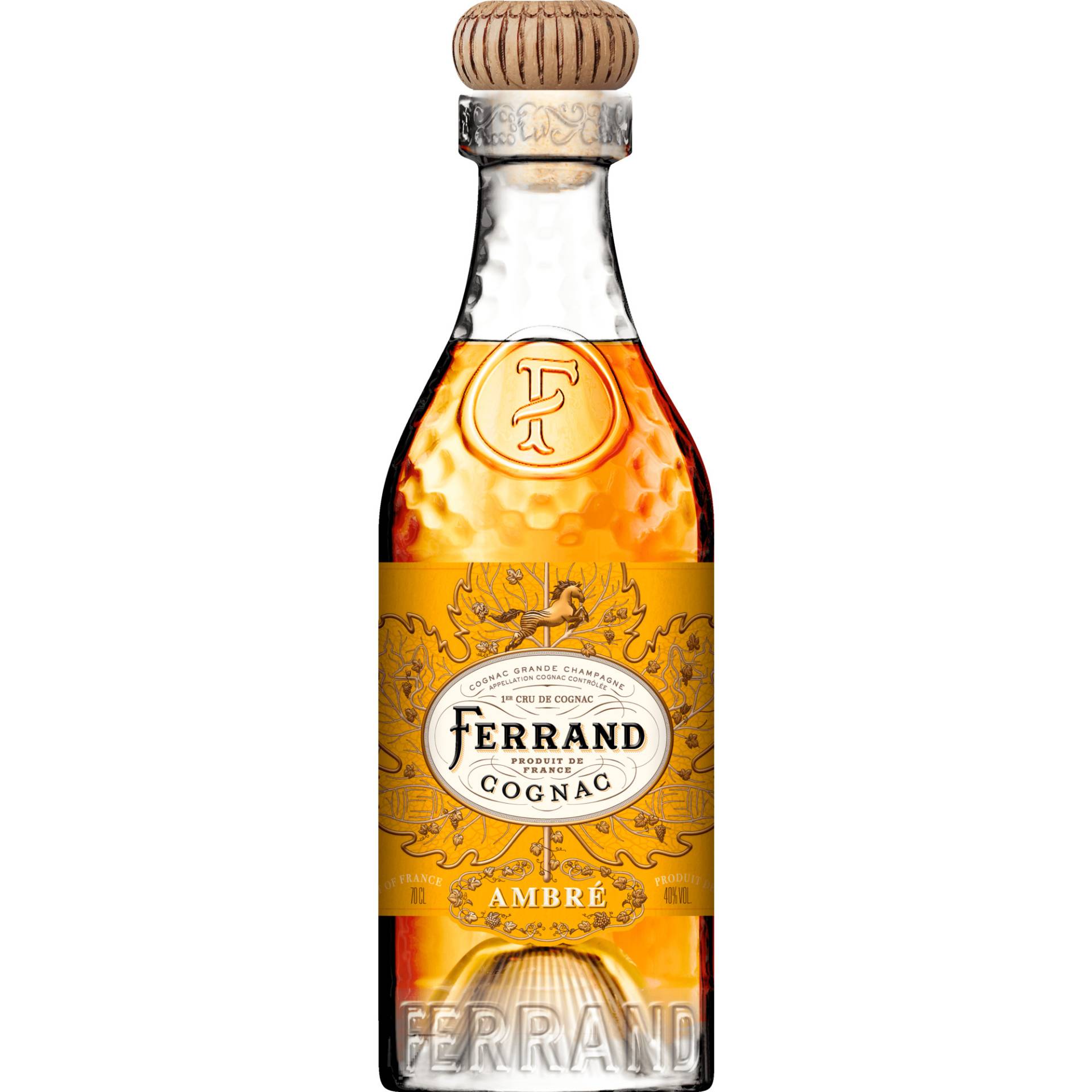 Cognac Pierre Ferrand Ambré, Cognac AOP, 0,7 L, 40% Vol., Cognac, Spirituosen von COGNAC FERRAND, 16130 ARS, FRANCE