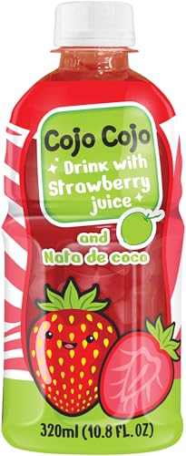 COJO COJO Getränk mit Erdbeersaft und Nata de Coco - 1 x 320 ml von COJO COJO