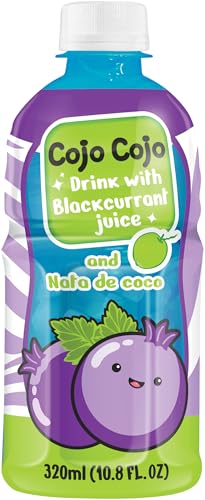 COJO COJO Getränk mit schwarzem Johannisbeersaft und Nata de Coco - 1 x 320 ml von COJO COJO