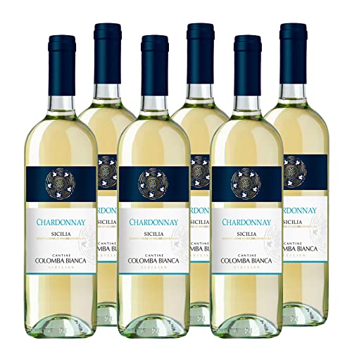 Chardonnay Sicilia DOC "Colomba Bianca" Bio Weißwein Sizilien trocken (6 x 0.75l) von COLOMBABIANCA