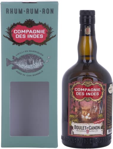 Compagnie des Indes Boulet de Canon Rum Limited Edition No. 9 46% Vol. 0,7l in Geschenkbox von COMPAGNIE DES INDES