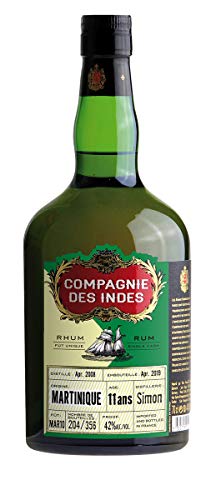 Compagnie des Indes Martinique Rum 11 ans 42% Vol. 0,7 l + GB von COMPAGNIE DES INDES