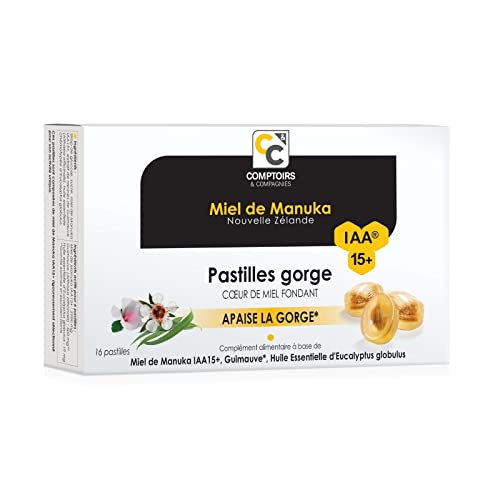 COMPTOIRS ET COMPAGNIES | Manuka-Honig IAA15+ | Beruhigt den Gorge | 16 Tabletten von COMPTOIRS ET COMPAGNIES