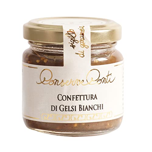 Weiße Maulbeermarmelade "Conserve Conti" | 106 ml Glas. | Sizilianische handwerkliche Produktion von CONSERVE CONTI