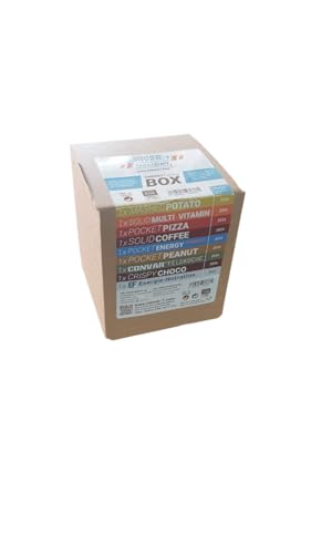 CONVAR-7 NextGen Energy Bar - Tasting Box benutzbar als Notvorrat, Notverpflegung, Notration, für Outdoor Aktivitäten, Krisenvorsorge - wertvolle Inhaltsstoffe - kompakte Verpackung - 120g (12Stück) von CONVAR-7