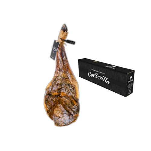 Corsevilla - Pata Negra 100% iberischer Vorderschinken aus Eichelmast – Gourmet-Qualität – Iberico Bellota – Iberico de Bellota – Iberico Bellota Vorderschinken – Iberico Vorderschinken – (ca. 5 Kg) von CORSEVILLA