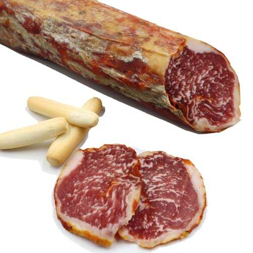 "Corsevilla - Iberian Acorn Pig Backpiece - Iberischer Eichelschwein Lomo - Iberisches Lomo - Wurstwaren - Gourmet - Glutenfrei - (ca. 600 Gramm). von CORSEVILLA