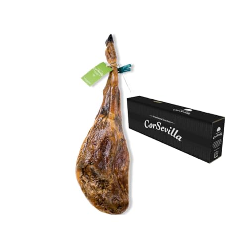 Corsevilla - Schinken - Pata negra - Feldmast-Schinken - Iberico Schinken - Iberischer Schinken Spanien - Gourmet - Qualität - Glutenfrei - Laktosefrei - Iberische Rasse - Geschenk - (ca. 7,5 Kg) von CORSEVILLA