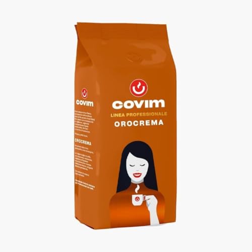 Covim Kaffee Oro Crema, Italienische Kaffeebohnen, Robusta, 1kg von COVIM ESPRESSO LIFE