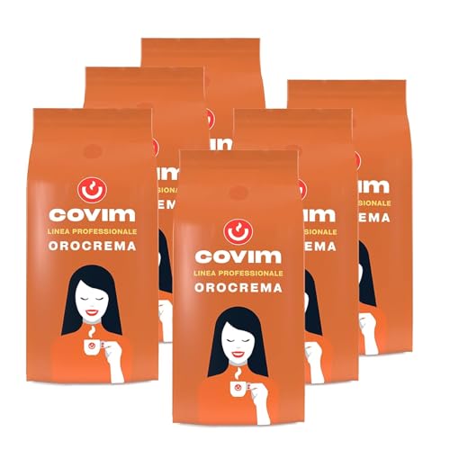 Covim Orocrema Café - Ganze Bohne Kaffee oder Espresso 6 x 1 kg von COVIM ESPRESSO LIFE