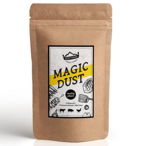 Craftsman Magic Dust 750 g | BBQ Rub für Fleisch | 100% natürlich | Premium Grillgewürz | Trockenmarinade | Gewürzmischung zum Grillen | Universalgewürz | Dry Rub | BBQ-Rub zum marinieren von Fleisch von CRAFTSMAN FINEST FOODS