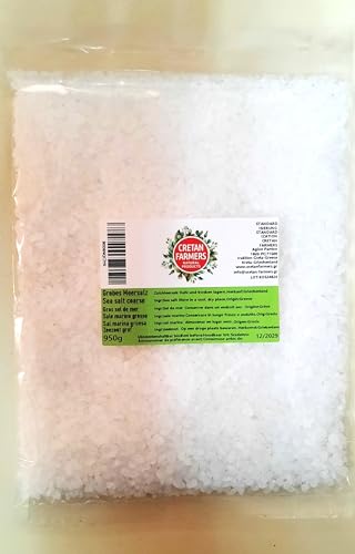 CRETAN FARMERS - Seasalt coarse - Ideal for grinder- Pure natural salt von CRETAN FARMERS NATURAL PRODUCTS