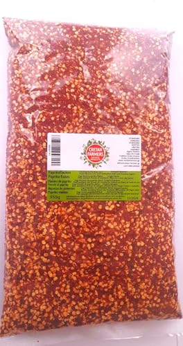 CRETAN FARMERS - Sweet paprika flakes 950g Chopped sweet Paprika Quality extra von CRETAN FARMERS NATURAL PRODUCTS