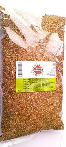 CRETAN FARMERS Oregano 450g Grated oregano Oregano from our farm dried rubbed oregano non GMO. von CRETAN FARMERS