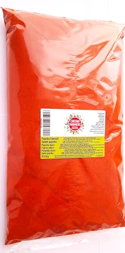 CRETAN FARMERS - Paprika edelsüß gemahlen 950g - Qualität extra - sweet superfine paprika - sweet pepper - grated paprika - sweet pepper in powder von CRETAN FARMERS