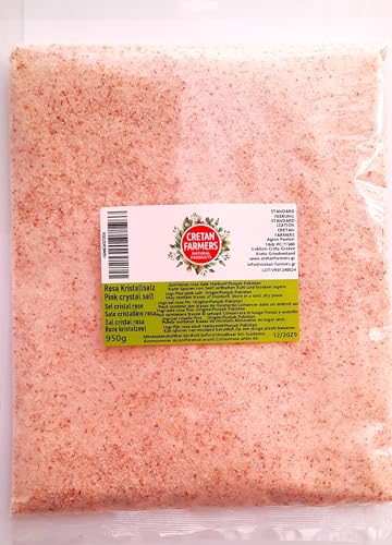 CRETAN FARMERS - Rosa Salz 950g - Bergsalz - Finesalt von CRETAN FARMERS