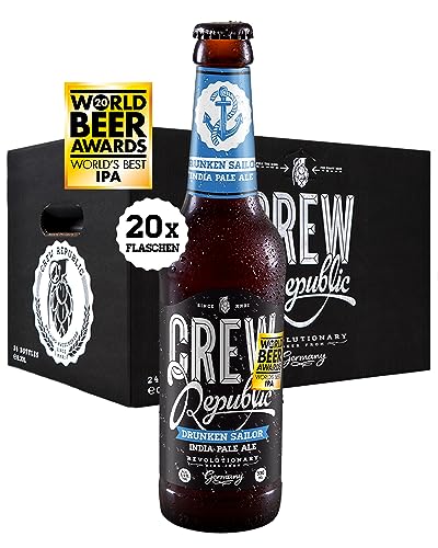 Drunken Sailor IPA Craft Bier (20 x 0,33l) von CREW Republic